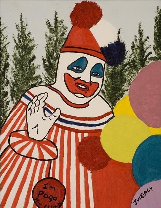 ジョン・ウェイン・ゲイシー（John Wayne Gacy）・キラークラウン・道化師（ピエロ）・絵画・作品集まとめ